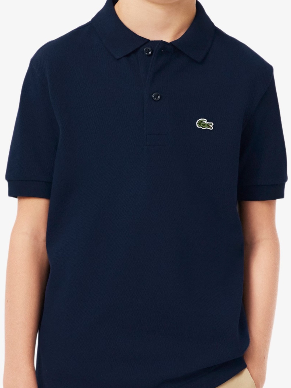 Lacoste Boys' Petit Piqué Polo, Size: 5 - NAVY